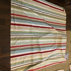 Shower curtain and hooks